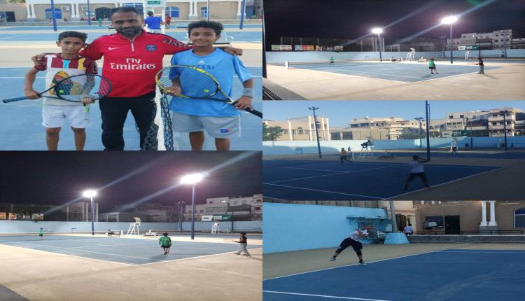 إدارة نادي التنس العدني تنظم البطولة الثالثة عشر للتنس الأرضي 