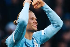 هالاند يتجاوز رونالدو.. ويعادل رقم صلاح