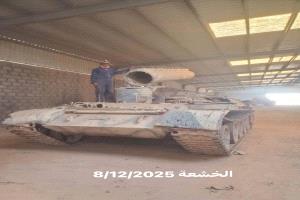 بعد 31 عاماً… مهندس دبابات جنوبي يستلم الورشة العسكرية التي خدم بها في مطلع التسعينات بوادي حضرموت 