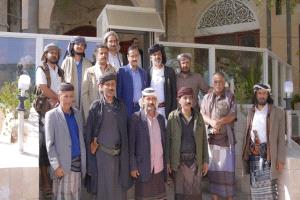 بن الوزير يستقبل قيادة مجلس الحراك الثوري: إعلان حل المجلس وإنهاء نشاطه السياسي