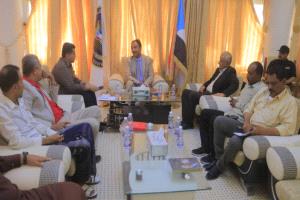 باعوم يناقش الترتيبات الأخيرة لتنفيذ حملة رقابية على أسواق وادي حضرموت 
