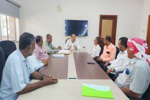 مدير مياه عدن يستقبل فريقًا من مؤسسة مياه وادي وصحراء حضرموت لمناقشة سُبل تعزيز التعاون المشترك
