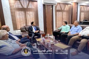 السقّاف يزور وزارة الشباب والرياضة بعدن ويبحث ترتيبات تطوير القطاع الرياضي