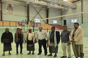 الأحمدي وسنان وموسى يزورون صالة الفقيد عادل الأعسم للألعاب الرياضية