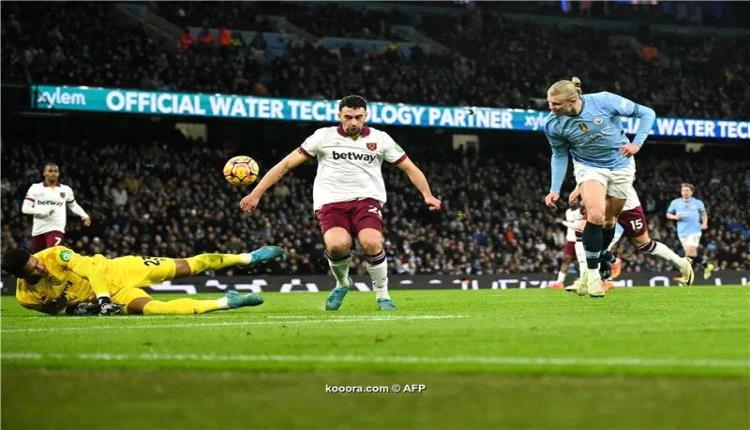 السيتي يدك شباك وست هام برباعية