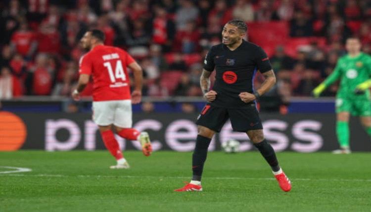 بعشرة لاعبين..برشلونة يسقط بنفيكا في عقر داره