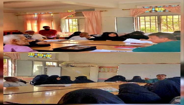 ادارة محو الأمية عدن تناقش آلية تمكين المتدربات بمعدات لتحسين احوالهن والاستعداد لامتحانات الفصل الدراسي الأول