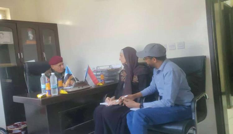 بحث التدخلات الإنسانية للهيئة الدولية للصليب الأحمر  في الضالع وسبل تعزيز التعاون المشترك