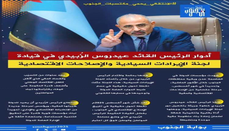 المجلس الانتقالي الجنوبي يتصدر التفاعل الشعبي عبر هاشتاج حماية المكتسبات