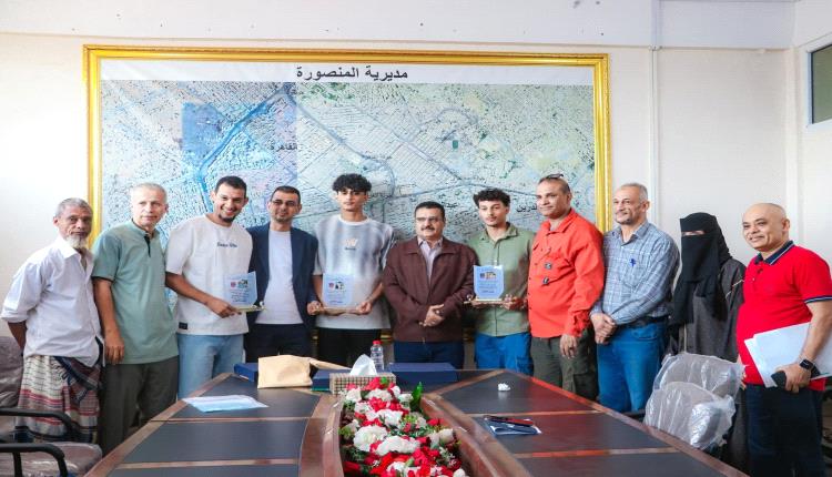 إدارة أهلي عدن تكرم ابطال بطولة الكرة الشاطئية 