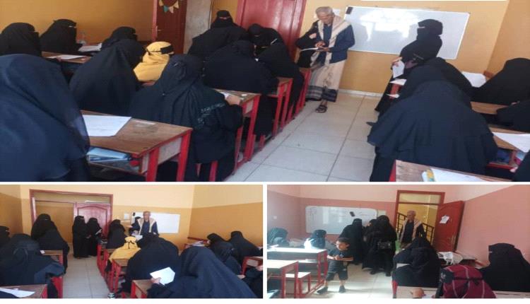 تدشين امتحانات الفصل الدراسي الأول بمركز الطفولة الآمنة في مديرية الشيخ عثمان