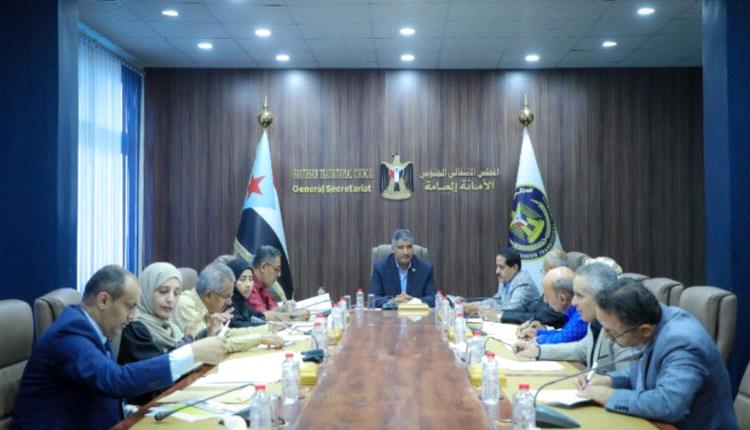 أمانة المجلس الانتقالي تستعرض أبرز المستجدات والتطورات في مختلف محافظات الجنوب