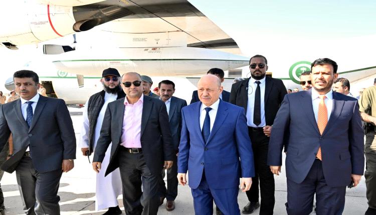 عودة العليمي وبن بريك والمعبقي الى عدن 