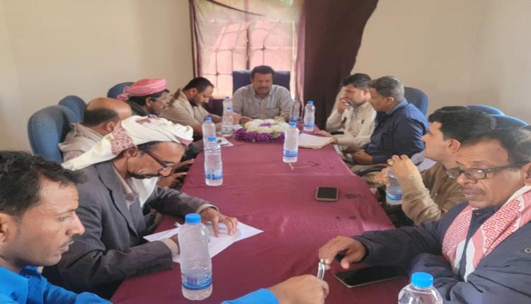 تنفيذي رضوم شبوة يناقش تقارير الأراضي والسياحة والهجرة غير الشرعية