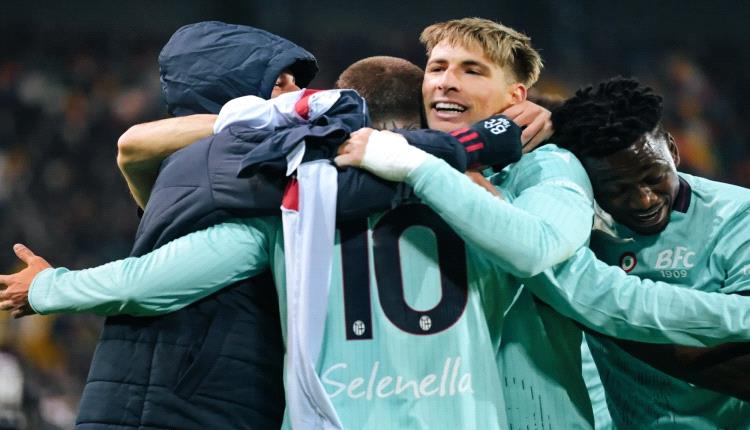 بولونيا يفوز على أودينيزي بثلاثية نظيفة ويتصدر الدوري الإيطالي مؤقتاً