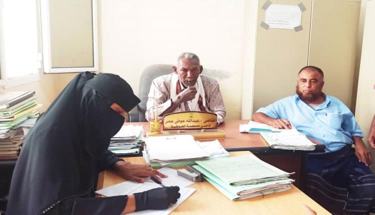 محكمة الحوطة تنظر في 9 قضايا جسيمة وتصدر حكمها في قضية الشروع بالقتل