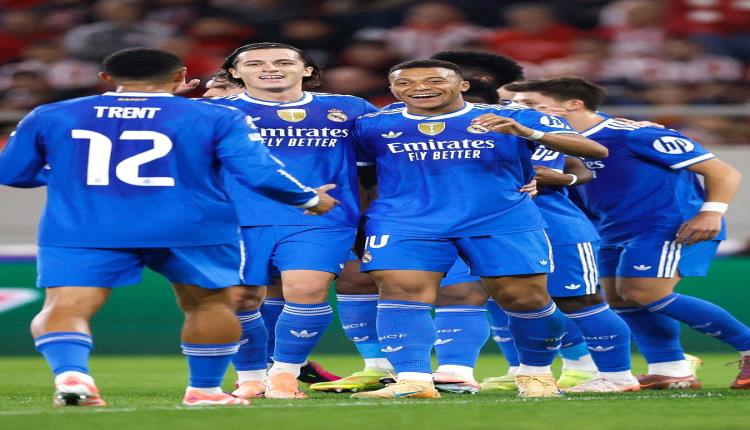 رباعية مبابي تمنح ريال مدريد فوزًا تاريخيًا على أولمبياكوس