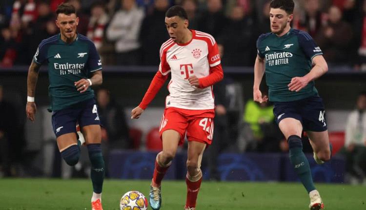 الذكاء الاصطناعي يتوقع نتيجة قمة آرسنال وبايرن ميونخ