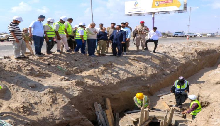باخبيرة والسعيدي وناجي يطلعون على سير العمل في مشروع الخط الاستراتيجي للصرف الصحي بدار سعد
