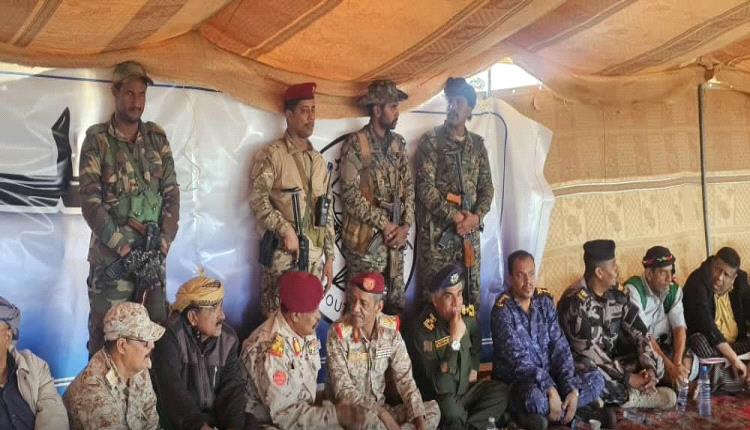 قيادة المنطقة العسكرية الثانية تتقدم الاجتماع الاستثنائي لحلف قبائل حضرموت