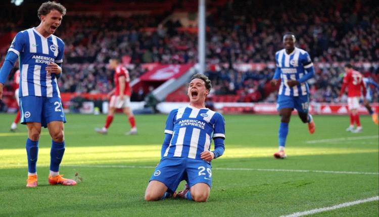 برايتون يُسقط نوتنغهام بثنائية في الدوري الإنجليزي الممتاز