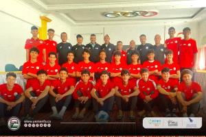 قائد والشريف يحاضران منتخب الناشئين حول المستجدات التحكيمية