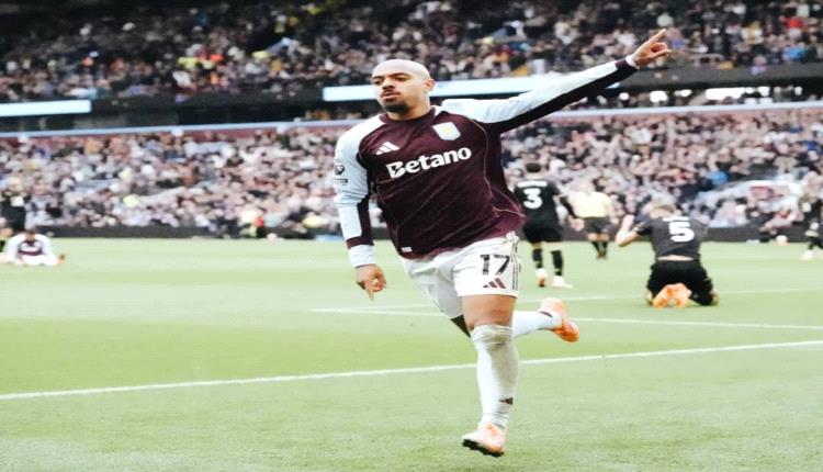 مالين  يقود أستون فيلا للفوز على بيرنلي في البريميرليج