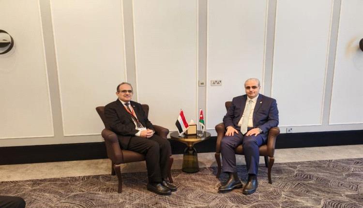 وزير الصحة يبحث مع نظيره الأردني تعزيز التعاون الصحي بين البلدين