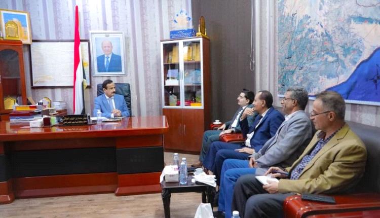 اجتماع في شبوة يبحث اوضاع قطاع المياه والبيئة والصرف الصحي بالمحافظة