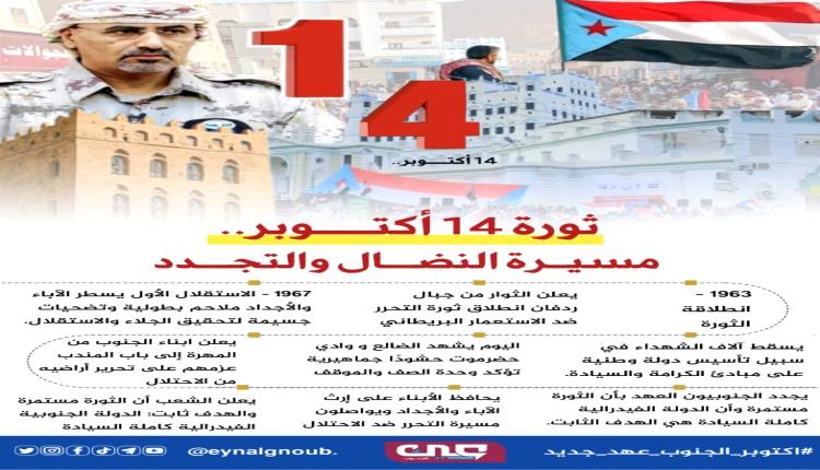 صوت العزة والحرية ثورة الرابع عشر من أكتوبر الخالدة 