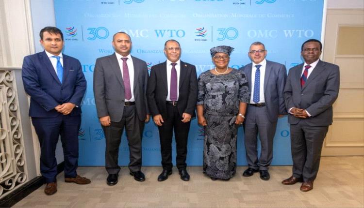 وزير الصناعة والتجارة يبحث مع منظمة التجارة العالمية مجالات التعاون وتعزيز الشراكة
