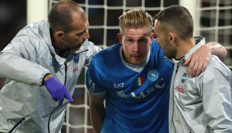 صدمة داخل نابولي.. دي بروين يتعرض لإصابة خطيرة