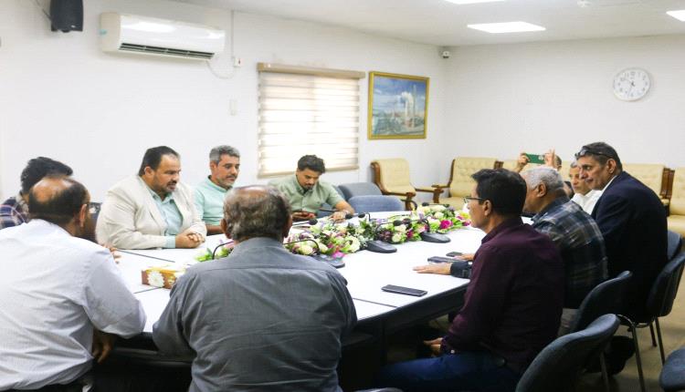 جهود مشتركة لشركتي المصافي والنفط عدن للدفع بتعزيز التعاون وتحقيق الاستقرار في الامدادات النفطية