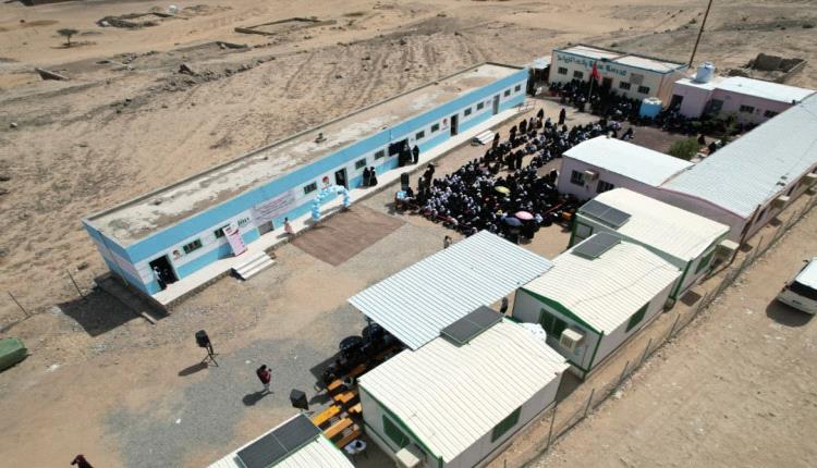 افتتاح ستة فصول إضافية مع التأثيث بمدرسة سمية بمخيم الجفينة للنازحين 