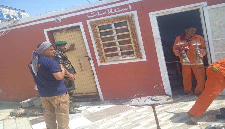 حملة أمنية وميدانية تزيل العشوائيات الغير مرخصة وتصادر "شيش" المتنزهات في خور مكسر