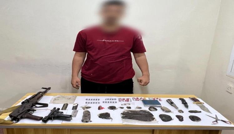 عملية أمنية نوعية في عدن توقع  احد اخطر مروجي المخدرات 