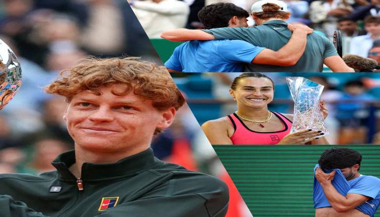 الإيطالي سينر يستعيد صدارة التصنيف العالمي للتنس من ألكاراز.. وسابالينكا تُغرد وحيدة