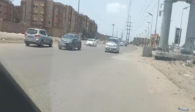 خطورة الطريق المؤدي الى انماء الجديدة بالعاصمة عدن 