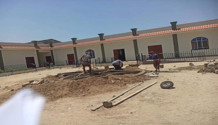 انجاز 80٪من مشروع بناء قسم الطب البيطري بكليةالزراعة بلحج 