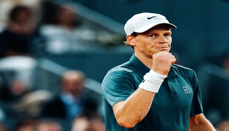 سينر يهزم خودار ويتأهل إلى نصف  نهائي بطولة مدريد للتنس