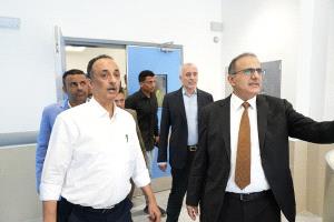 وزير الصحة يقف على عدد من مشاريع البنية التحتية الصحية في عدن..