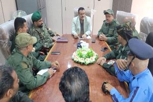 الداؤودي.. يناقش السبل الكفيلة لتحسين مستوى الأداء الأمني بالبريقة