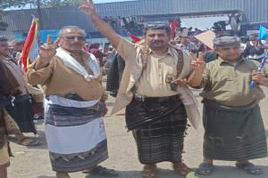 رئيس انتقالي ميفعة ونائبه يشاركون في مليونية فتح مقار المجلس وكسر قرارات الإغلاق التعسفية