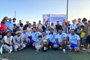 اختتام منافسات بطولة مطار عتق الدولي لكرة القدم بتتويج صقور الجو بطلا وفرسان المدرج وصيفاً