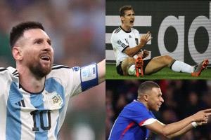 هدافو كأس العالم عبر التاريخ.. كريستيانو خارج المعادلة.. وميسي ومبابي يهددان عرش كلوزه