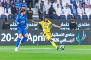 التعاون يهادي النصر ويُسقط الهلال بتعادل جديد