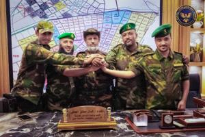 تسليم واستلام قيادة وحدة حماية الأراضي في عدن