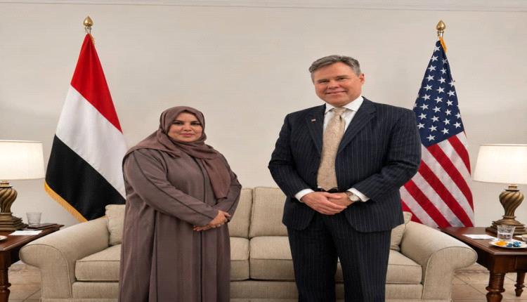 جعسوس تبحث مع القائم بأعمال السفارة الأمريكية دعم وتمكين المرأة