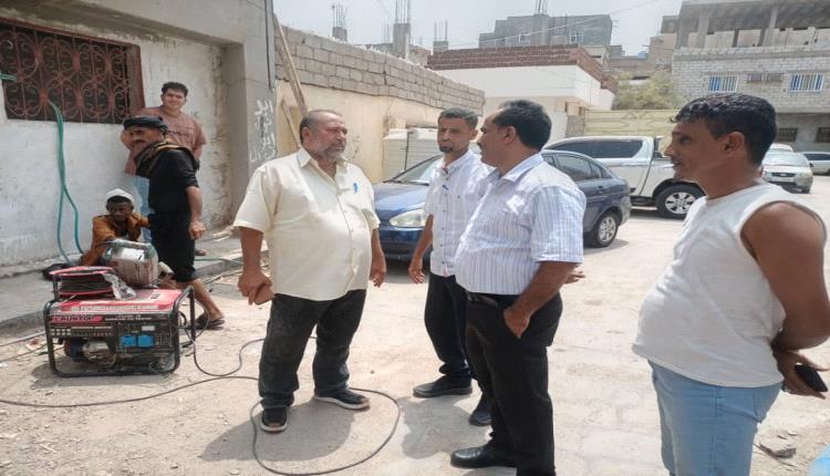  استبدال خط الصرف الصحي في حي القاعدة الإدارية
