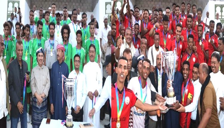 مجلس تنسيق اندية حضرموت الوادي يهنئ ناديي وحدة تريم البطل وشباب القطن الوصيف لأندية ثالثة حضرموت الوادي